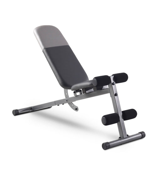 Xr 5.9 Adjustable Slant Workout Bench With 4-Roll Leg Lockdown